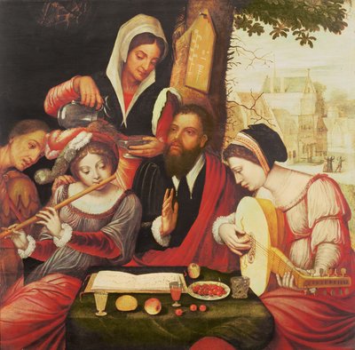Musicians by Jan Gossaert